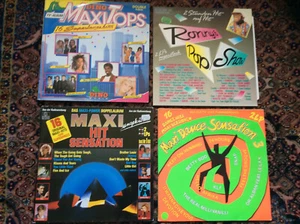 80er 90er Pop  [4 LP Vinyl]  Ronnys Pop Show Maxi Dance Sensation Hit Tops - Bild 1 von 1