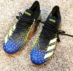 Adidas Predator Freak.1 Low FG Mens Size 9.5 Soccer Cleats Black Football Boots - Picture 1 of 5