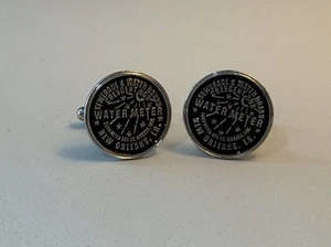 New Orleans Sewerage and Water Board - Water-Meter Cuff Links Men’s - Picture 1 of 5