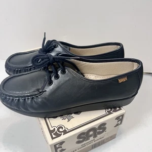 SAS Siesta Navy Women's Shoes Size 10 M 10M Brand New In Box - Picture 1 of 8