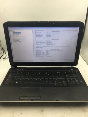 DELL LATITUDE E5520 - BOOTS TO BIOS - INTEL I5 2410 - NO RAM - 15" - READ - BB! - Image 1 of 4