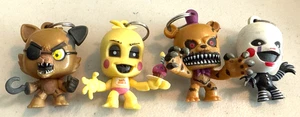 5 Five Nights at Freddy's Character Keychains Lot of 4 - 2" - Picture 1 of 2