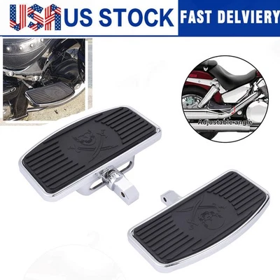 Rear Footboards Floorboards For Honda VTX 1300 / VTX 1800 Kawasaki Vulcan VN1500 - Image 1 of 4