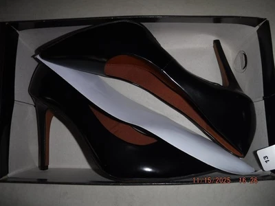 CHRISTIAN SIRIANO WOMENS SIZE 13 HABITUDE BLACK POINTED TOE HIGH HEEL SHOES NEW! - Image 1 of 4