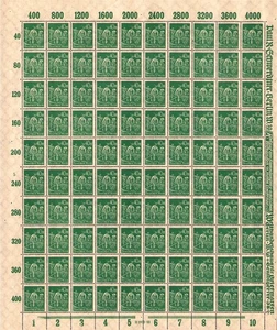 DR Mi. No.: 244 a, sheet, HAN No.: H 2923 * 23 <9> - Picture 1 of 2