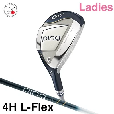 PING Golf G LE3 Ladies Utility Hybrid 4H L-Flex ULT 250 J Graphite Shaft Japan - Image 1 of 4