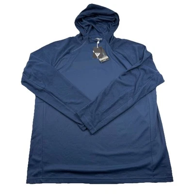 LEVELWEAR Women’s Navy Ascent Hoodie L (MT52L) Asymmetrical Quarter Zip NWT - image 1 of 4