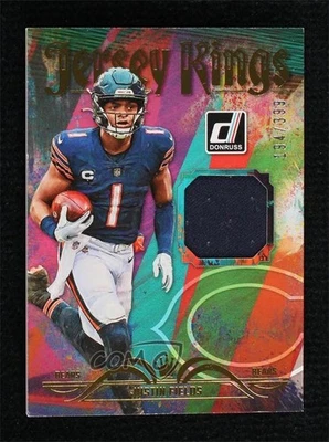 2023 Panini Donruss Jersey Kings /399 Justin Fields #JK-14 - Image 1 of 2