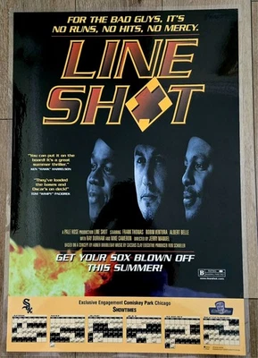 CHICAGO WHITE SOX  1997 "LINE SHOT" POSTER W/ F. THOMAS,  A. BELLE,  & R.VENTURA - Image 1 of 3