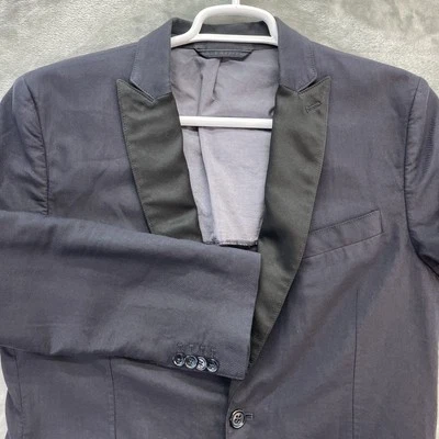 J.Lindeberg Blazer Hombre Talla 50R Abrigo Ajustado Chaqueta Cena Cena Esmoquin Talla 40R Foto 1 de 4