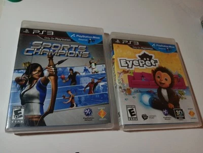 Sports Champions & Eyepet Sony PlayStation 3, PS3 PlayStation Move Games Lot  - Image 1 of 4