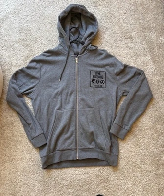 Love Moschino Grey Zip Up Hoodie - image 1 of 3