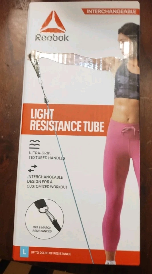 Tubo de resistencia a la luz Reebok Ultra-Grip, asas texturizadas nuevo en caja Foto 1 de 3