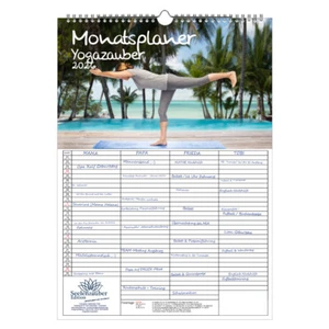 Yogazauber Planer Familienplaner 4 Spaltenplaner DIN A3 Kalender für 2026 Yoga - - Bild 1 von 1
