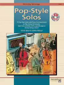Strictly Strings, Pop-Style Solos: 15 Pop-Style Solos with Piano Accompaniment - Picture 1 of 1