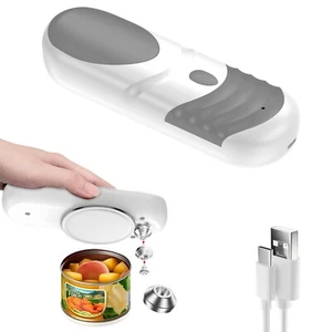 Electric Can Opener Handheld Kitchen Openers One-Button Control Automatic Stop - Picture 1 of 8