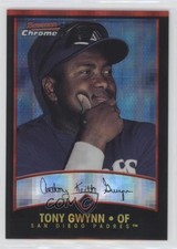 2001 Bowman Chrome X-Fractor Tony Gwynn #21 HOF