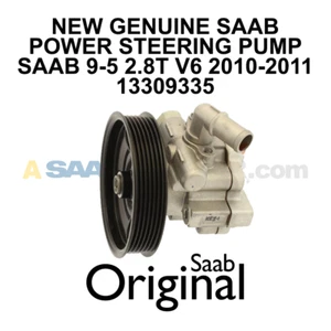 NUEVA BOMBA DE DIRECCIÓN ASISTIDA SAAB 9-5 NG 95 2010-2011 2.8T V6 ORIGINAL OEM 13309335 - Imagen 1 de 3