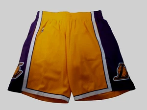 Pantalones cortos Mitchell & Ness LAKERS NBA SWINGMAN 09 oro amarillo XL - Imagen 1 de 6