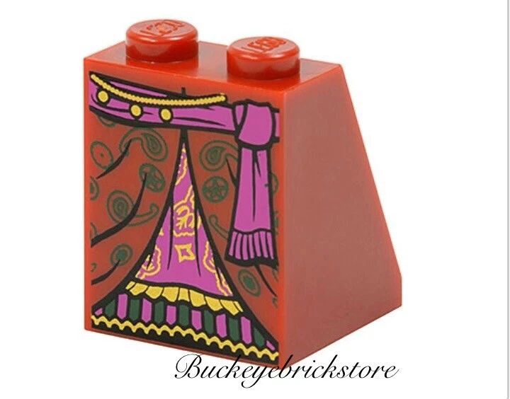 Новый Lego женский темно-красный минифигурка юбка - принцесса девочка платье низ наклон - Изображение 1 из 1