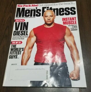 OOP Men's Fitness Exercise/Nutrition/Sports/Sex June/July Vin Diesel Issue - Picture 1 of 1
