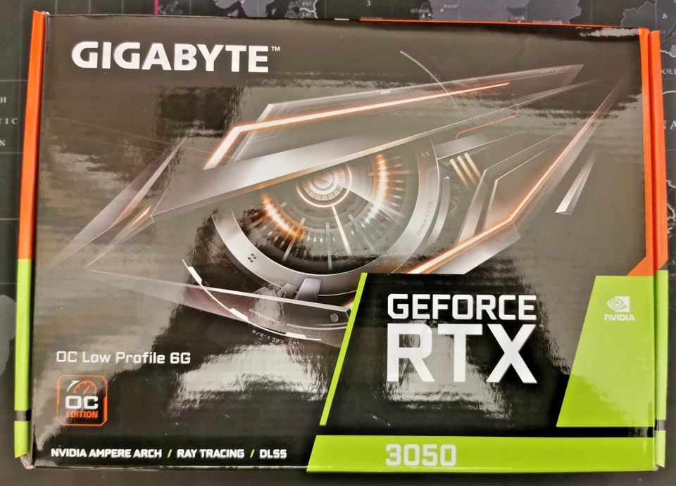GIGABYTE GeForce RTX 3050 LP 6GB DDR6 PCIe 4.0 14000MHz Graphics Card New Sealed - Image 1 of 3