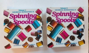 Set 2 SPINNING SPOOLS BINDER Quilt Patterns Complete Georgia Bonesteel Vol 1&2 - Picture 1 of 5