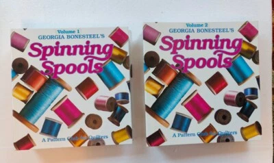 Set 2 SPINNING SPOOLS BINDER Quilt Patterns Complete Georgia Bonesteel Vol 1&2 - Image 1 of 4