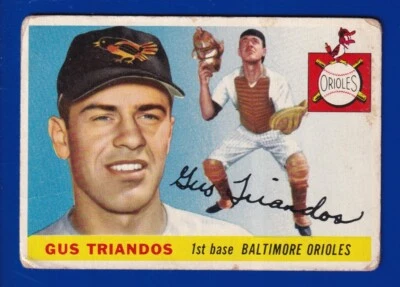 GUS TRIANDAS orioles 1955 TOPPS #64 FAIR - Изображение 1 из 2