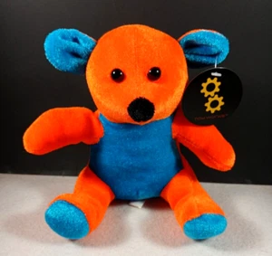 Orange Baby Mouse Works Adorable Plush 7" Stuffed Animal Toy Doll Cute Soft - Picture 1 of 4