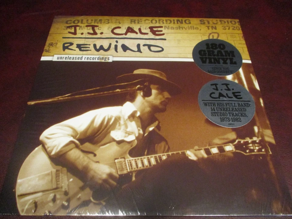 J.J. CALE REWIND VERIFIED FIRST EDITION 180 GRAM UNRELEASED RECORDINGS RARE LP - Image 1 of 1