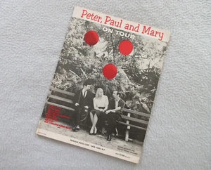 Vintage Peter, Paul and Mary ON TOUR Songbook Softcover Klavier/Gesang/Gitarre 1964 - Bild 1 von 18