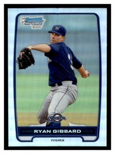2012 Bowman Draft Picks & Prospects Chrome Refractor #BDPP105 RYAN GIBBARD ~F3V