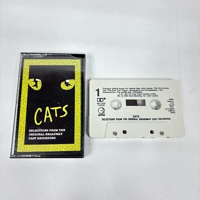 Cats - Selections From The Original Broadway Cast Recordings Cassette Tape - Image 1 of 2