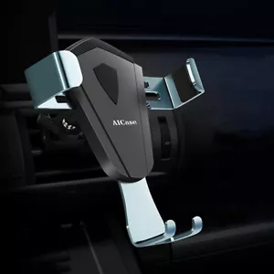 Gravity Car Phone Holder Air Vent Smart Phone Mount for iPhone Samsung Android - Picture 1 of 11