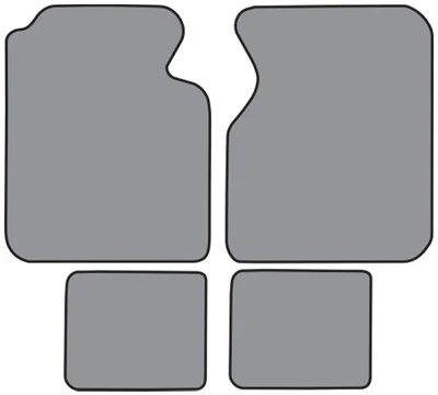 Alfombrilla Lincoln Continental Cutpile 1995-1997 con logotipo 4 piezas Foto 1 de 2