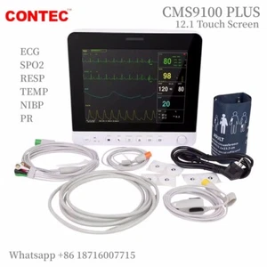 CONTEC CMS9100PLUS TOUCH Patient Monitor Vital Signs Monitor 6 Parameters 12.1 - Picture 1 of 17