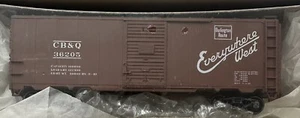 Accurail 3386 HO Scale AAR 40’ Steel Box Car ~ (CB&Q) 36205 MW KC Assembled - Picture 1 of 2