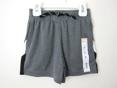 Pantalones Cortos Activos 3T Bebé Niño Gris Frijoles Saltadores Cintura Elástica Liquidación Foto 1 de 3