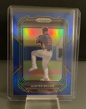 2023 Panini Prizm Baseball - Blue Prizm #64 Hunter Brown /149