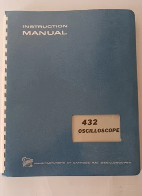 Tektronix 432 Oscilloscope Instruction Manual - Image 1 of 3