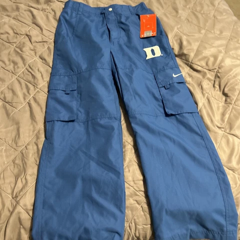 DUKE blue devils NIKE BASKETBALL PANTS youth small rare new Cover