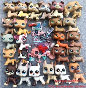 Random 5x Mini Pet Shop lps Short Hair Great Dane Collie Collection - Picture 1 of 6