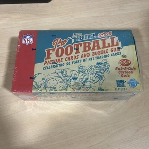 2005 TOPPS HERITAGE NFL Football Wax Pack Hobby Box 24 Wax Pack Aaron Rodgers RC - Picture 1 of 3