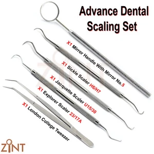 Strumenti per l'esame dentale Estrattore di placca tartaro denti igienista Neu - Imagen 1 de 6