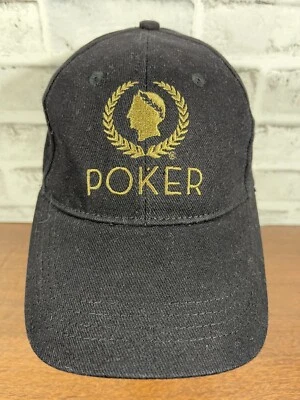 Gorra de póquer Caesars Palace - Gorra de béisbol negra - Gorra de póker - Ajustable Foto 1 de 4