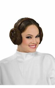 Ladies Princess Leia Hair Bun Headband Star Wars Fancy Dress