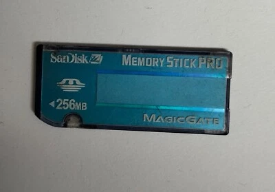 SAN DISK  256MB  - Memory Stick PROMagik Gate Card - sdms v-256 - Image 1 of 2