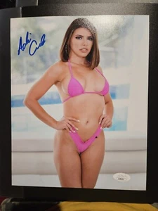Foto firmata Adriana Chechik 8x10 stella adulta autografata JSA COA - Foto 1 di 3