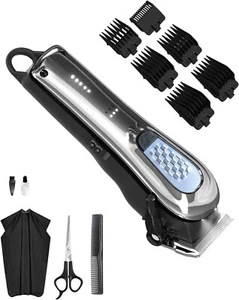 Rechargeable Hair Clippers for Men Cordless&Corded Barber Hair Cutting&Grooming - Picture 1 of 20